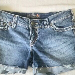 Silver Jeans Co. Classic Denim Cut-Off Shorts